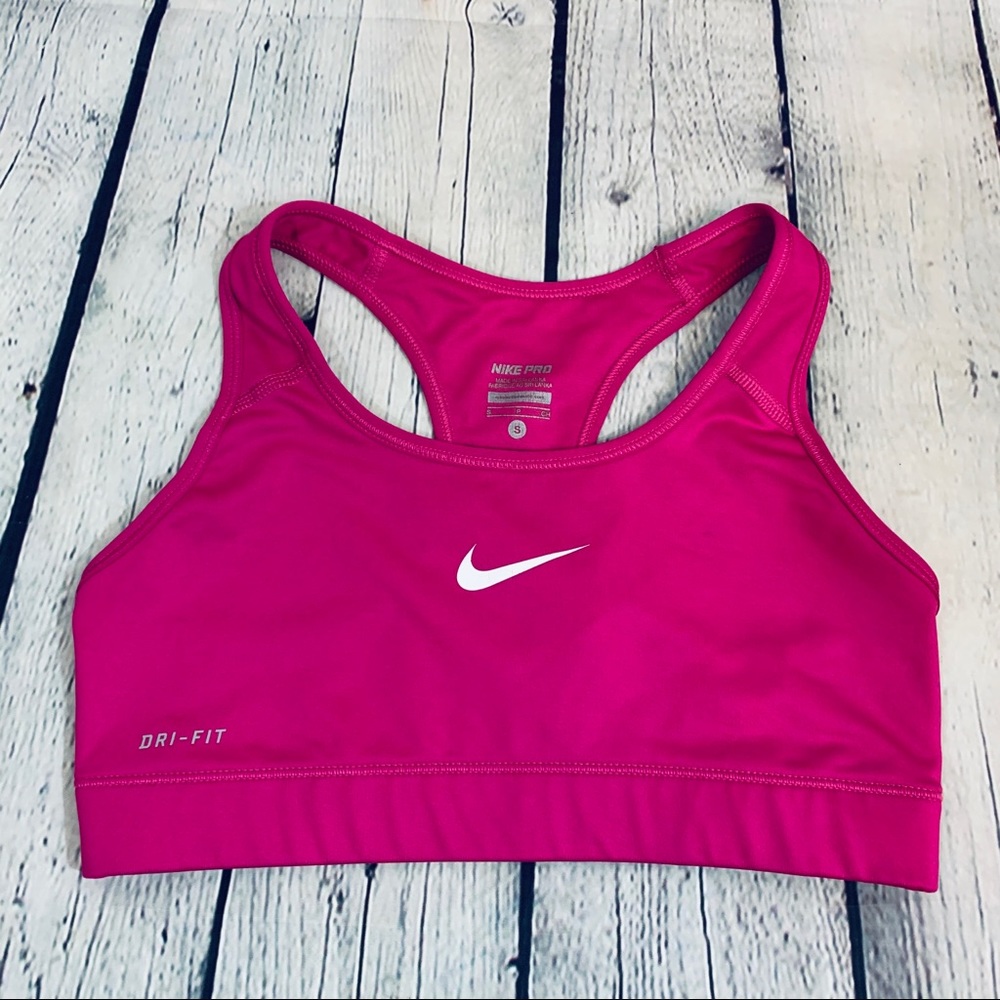 Nike | Pink Racerback Sports Bra Size S - Picture 1 of 4